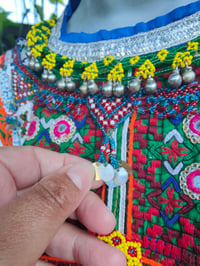 Image 9 of Vintage Fez Crop Tribal Top chest 28-30 Inches 