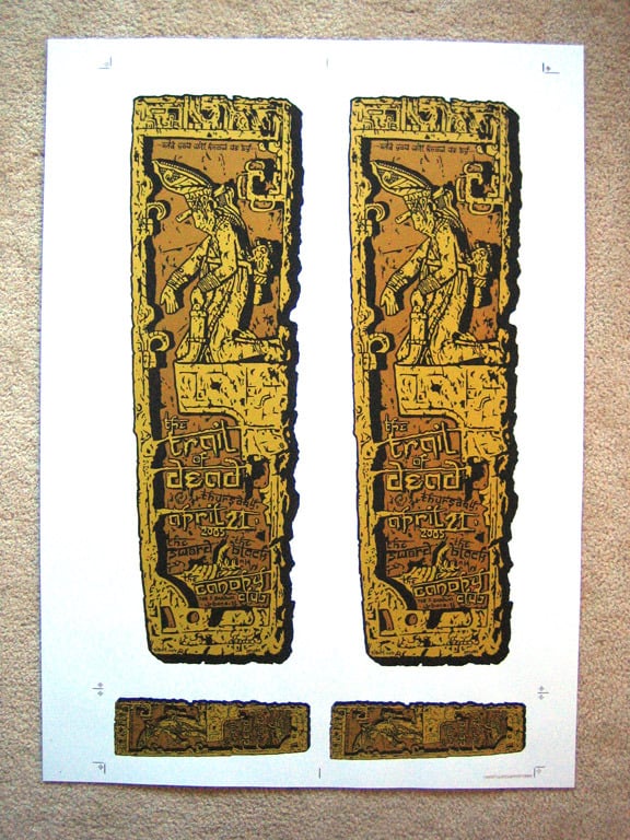 Image of Trail Of Dead Uncut Poster Sheet