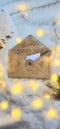 Image of Santa Mail envelope