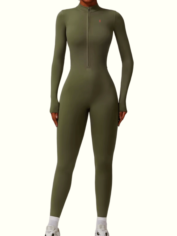 Image of KHAKI FULL BODY SUIT