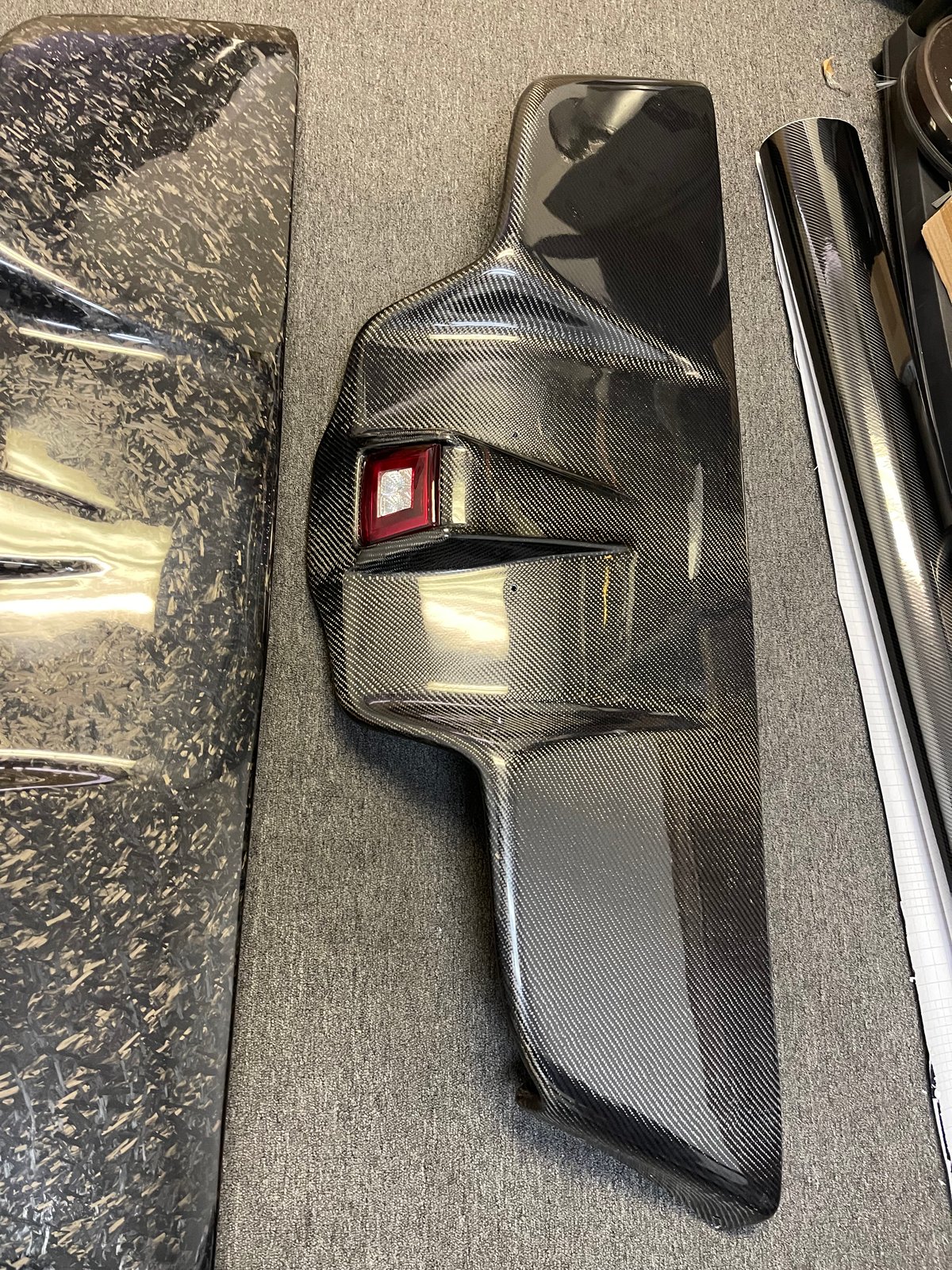 Carbon fiber brake light Diffuser StreetDesignsSD