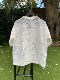 Image 2 of Shear White Rose button up (B)