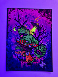 Image 1 of 👽 THIRD EYE FROG PRINT 👽