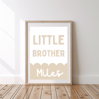 Image 5 of Brother Scallop Personalised Print 