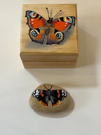 Image 8 of Hand Painted Wooden Box and ‘hug’ 