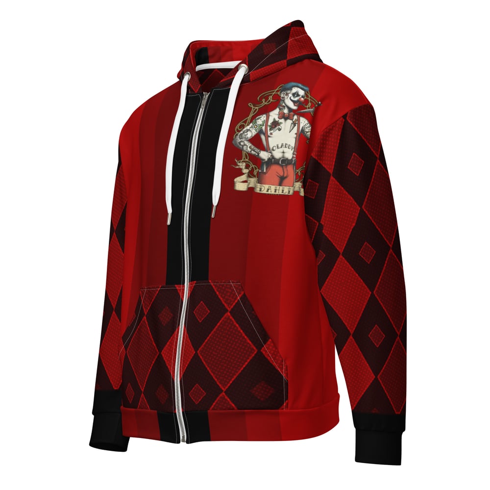 Red/Blk  Pin-Up Dahli Unisex Hoodie
