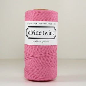 Image of Deep Pink Solid Divine Twine
