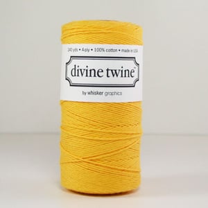 Image of Yellow Solid Divine Twine