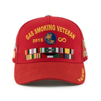 Image 1 of “Hooah” Trucker (Red)