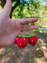 Made To Order Strawberry Keychain