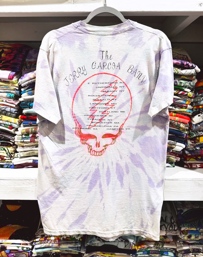 Rare Jerry Garcia Band 1993 Fall Tour Lot T-Shirt - Fits L (long)