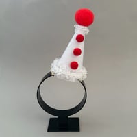 Image 1 of Red/White Clown Hat 