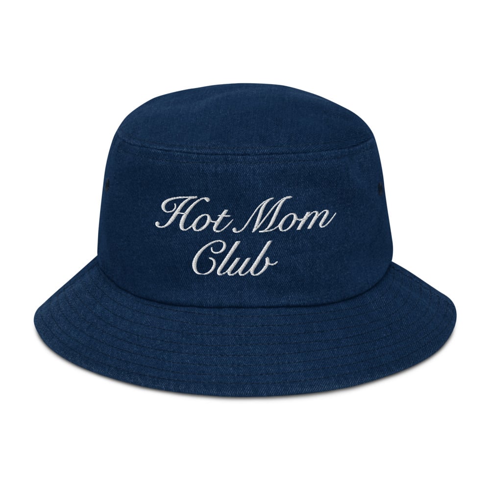 Image of HOT MOM CLUB DENIM BUCKET HAT