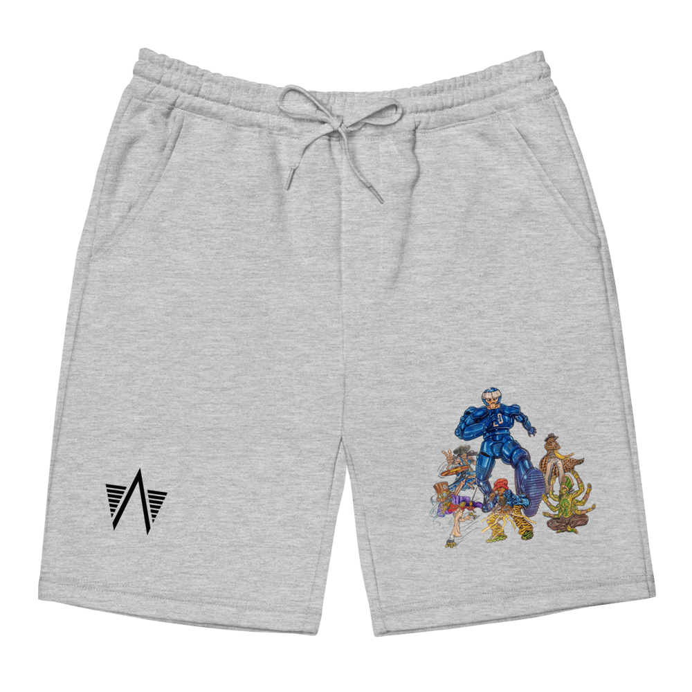 "KNOW THYSELF" SLO Fleece Shorts [ART ILLUSTRATED BY GREGORY HAWKINS]