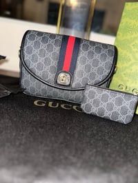 Image 1 of GG Black classic Monogram Crossbody 