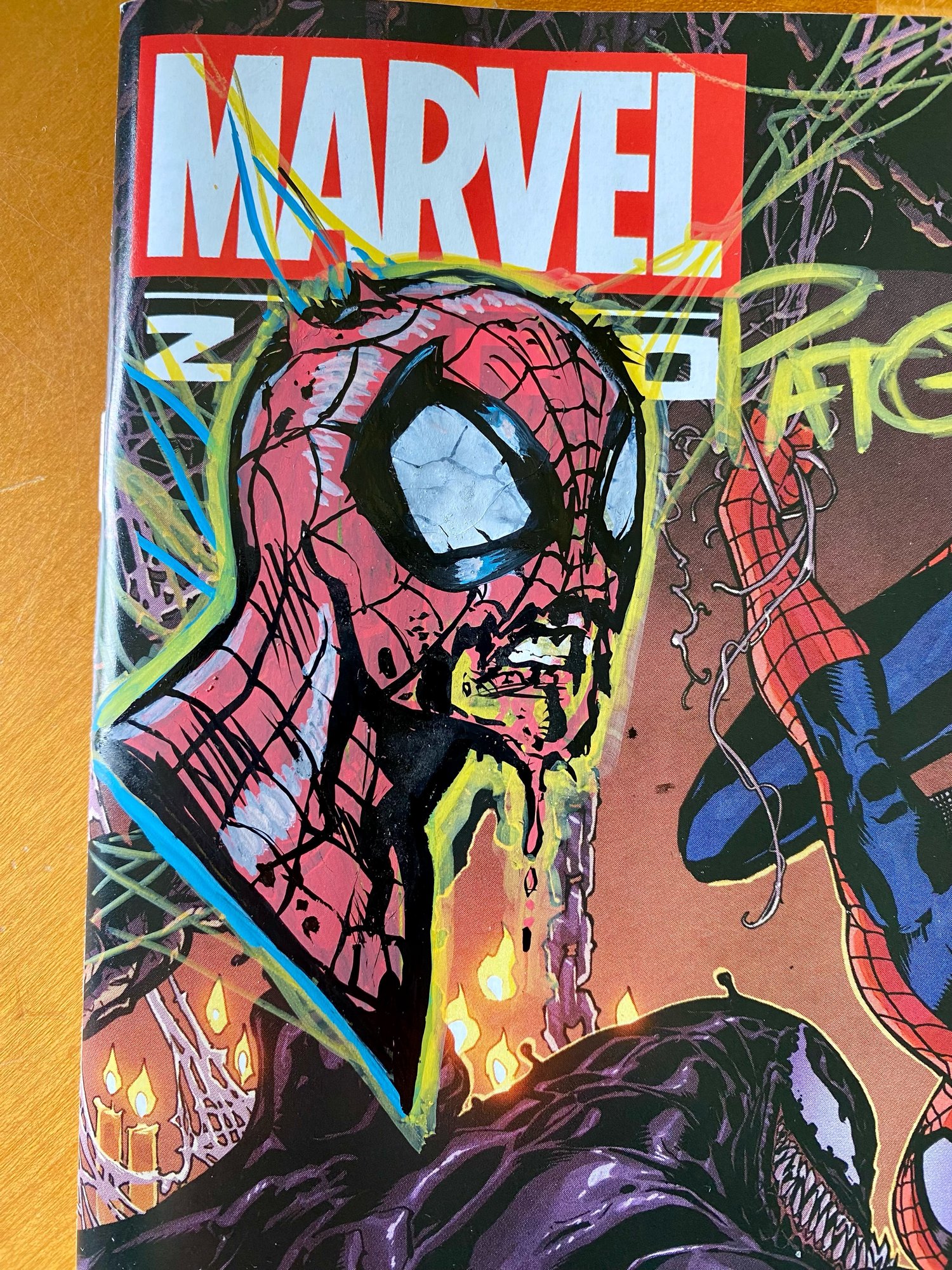 Image of BATTLE DAMAGE SPIDEY Remarque