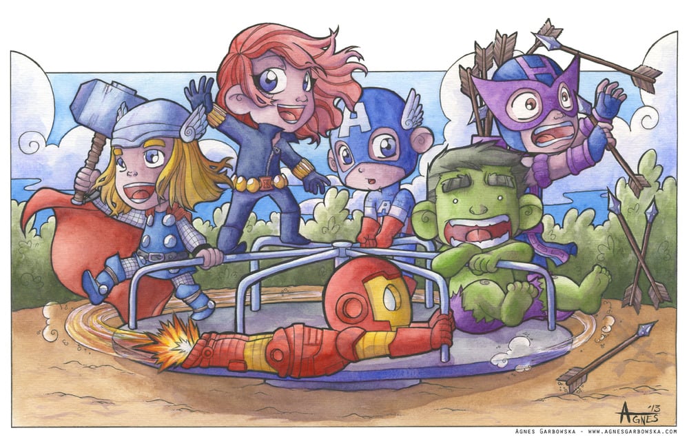 Image of Avengers at the Park