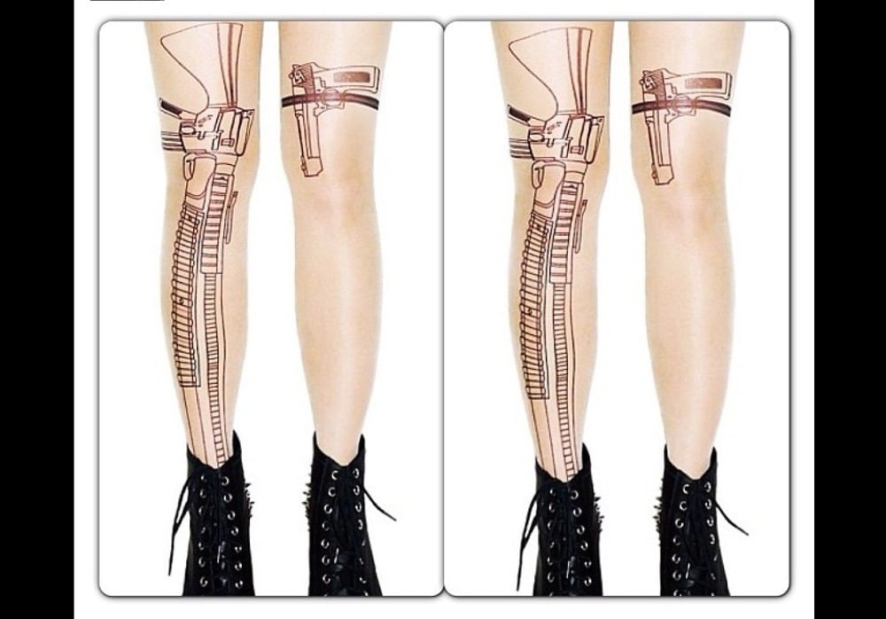 Stretchy Nylon Fake Temporary Tattoo Sleeves Body Art Arm Stockings Slip  Accessories Halloween Tattoo Soft for Men Women - Walmart.com