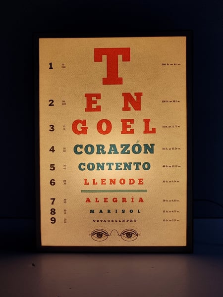 Image of Agudeza visual. Marisol.