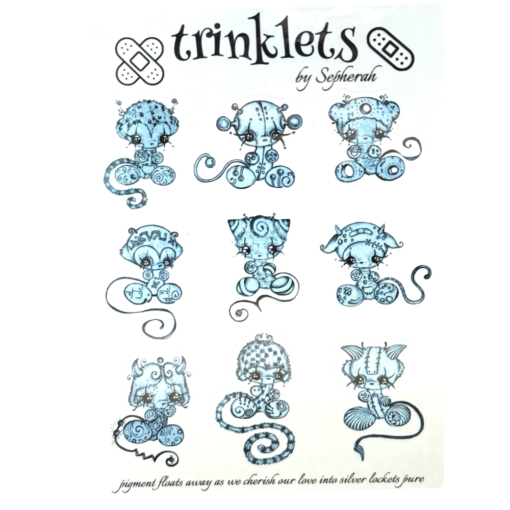 Image of Trinklets SKETCH (transparent) 9pc (5x7)