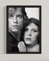 “Fractured “ Luke and Leia A3 Print no mount 