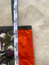 Image 2 of Heavy Duty Parachute Tote (Orange/Camo)
