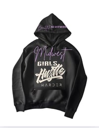 Image 1 of Girls Hustle Harder Purple 