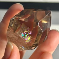 Image 5 of Smoky Quartz Faceted Flame (16A)