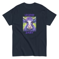 Image 3 of Unisex classic tee, Legend Dairy Cow T-Shirt | Funny Farm Pun Graphic Tee