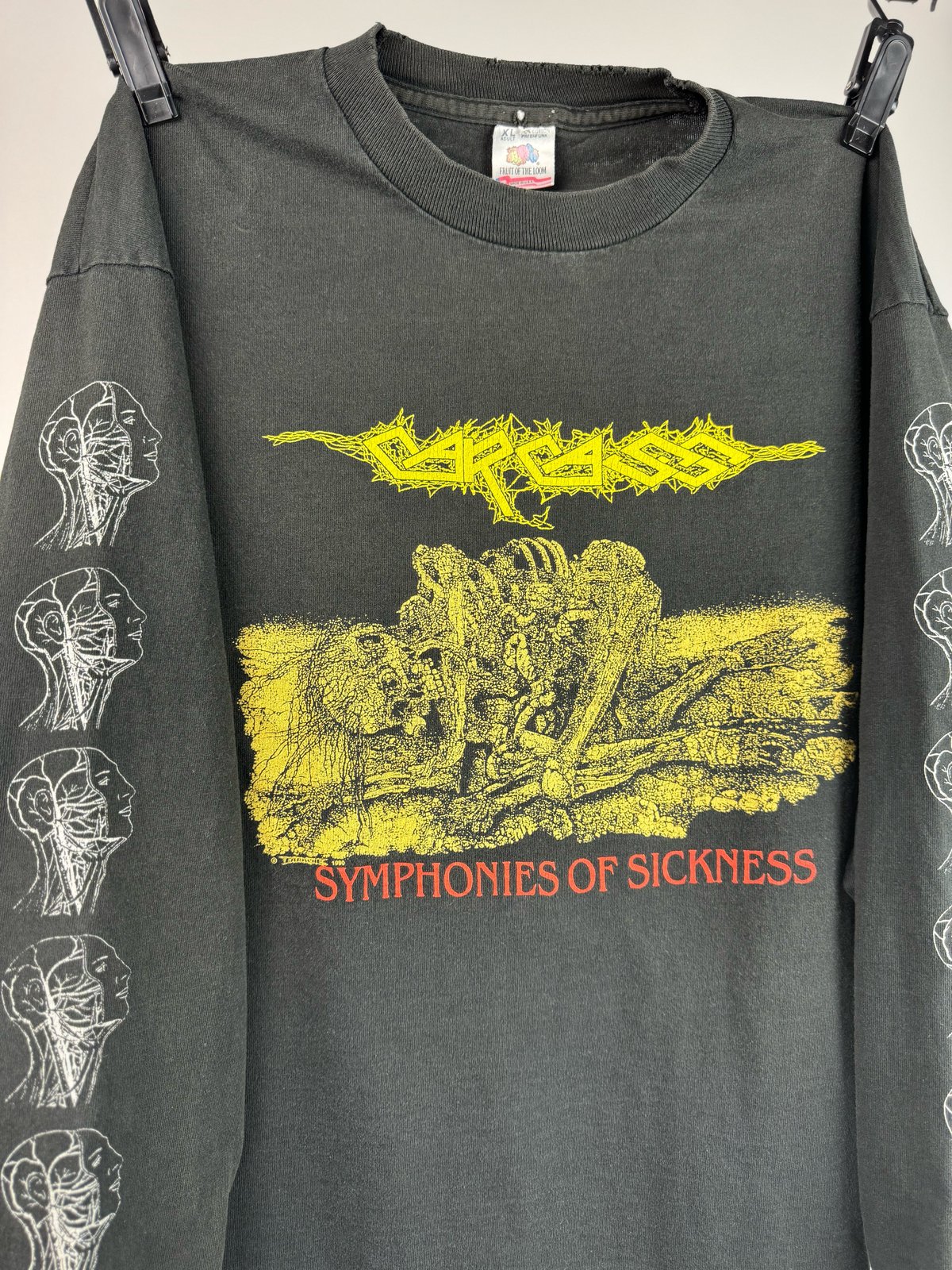 1990 Earache Carcass Symphonies of Sickness Long-sleeve | Stitch