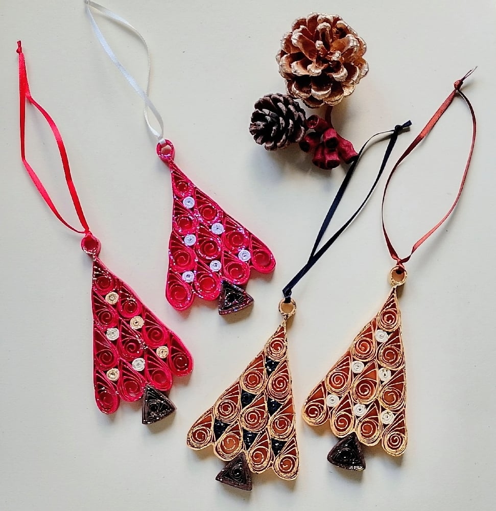 Image of Vibrant Twinkle Trees