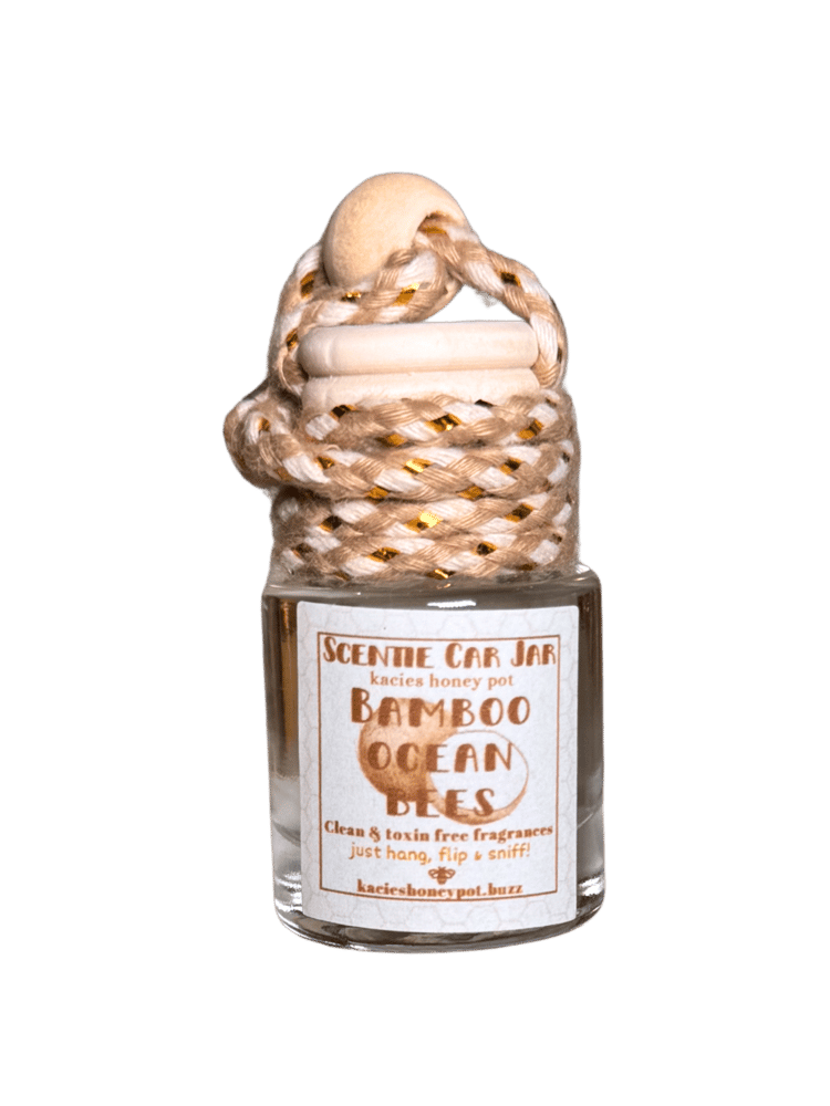 Image of Bamboo Ocean Bees Car Jar