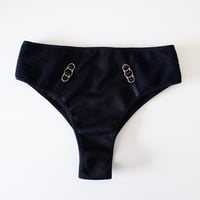 Image 1 of The Noir Tanga Knickers