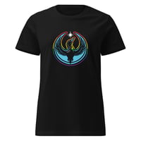 Image 1 of Minnesota Rebel Loon - Rainbow Fem Fit T-Shirt