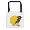 All-Over Print Tote BIRD 2 (Yellow)