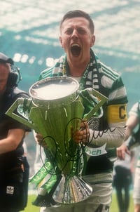 Signed Callum McGregor 12x8 Trophy A4