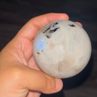 Image 3 of Rainbow Moonstone Sphere 🌈