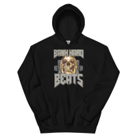 Image 2 of Unisex Hoodie Bling Skull