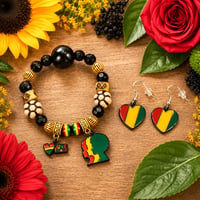 Image 1 of Juneteenth Heart Set