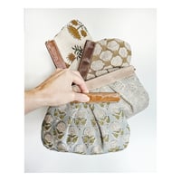Image 2 of Linen Pouch Clutch