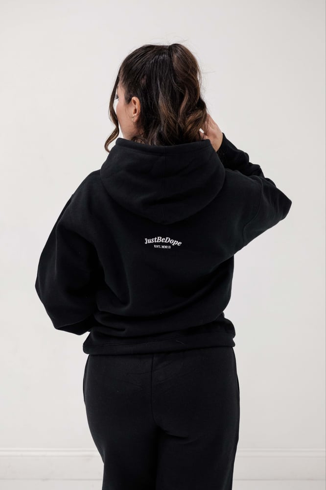 Image of Black Heavyweight ILoveMyself sweatsuit