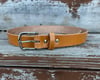 English Bridle Leather Belt - London Tan - 30mm