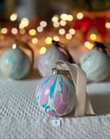 Marbled Ornaments - Holly