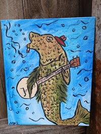 Image 3 of Fish Playing Banjo 