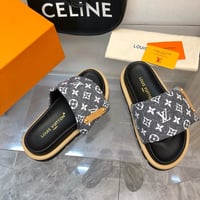 Image 9 of LV Pillow Denim Slides