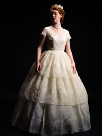 Image 1 of 1950s Tiers of Eyelet 
