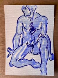 Image 1 of Watercolour ~ Blue Boys XI