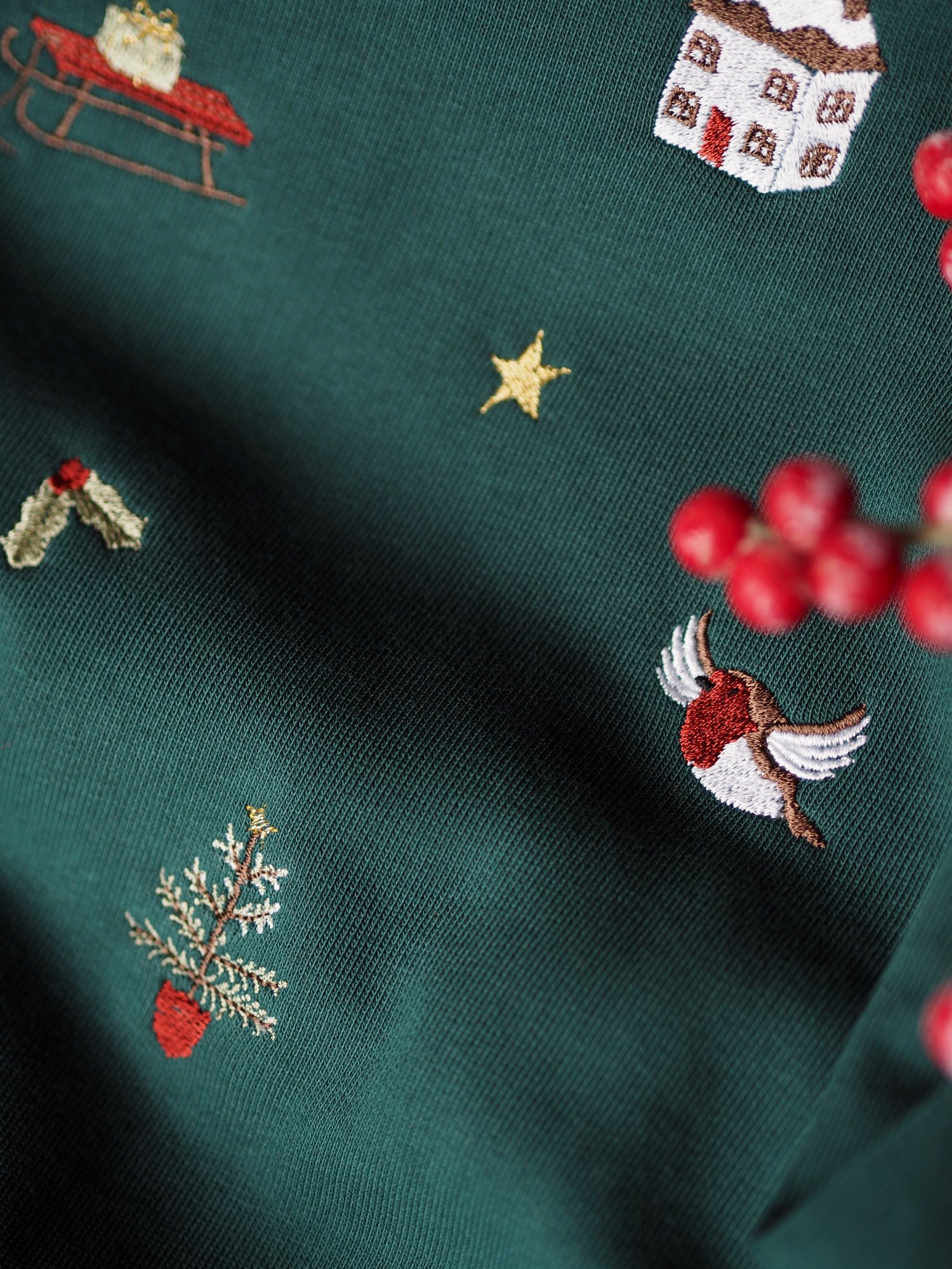 Image of Christmas Sprinkles - Glazed Green Sweater