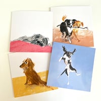 Image 1 of Dogs - set of 4 Luxury Greetings cards