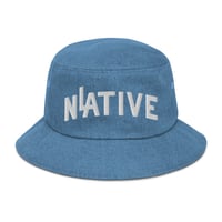 Image 1 of Denim bucket hat